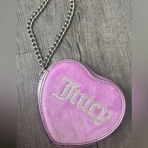 Juicy Couture Lavender Heart Wristlet